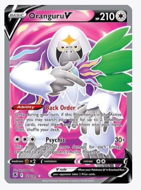 Oranguru V (Full Art) SWSH10: Astral Radiance # 179/189 - Sweets and Geeks
