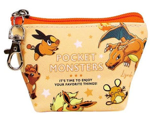 Pokemon Triangle Mini Pouch / Colors Orange Japanese Pokémon Center - Sweets and Geeks