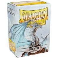 Dragon Shield Matte Sleeves 100ct - Silver - Sweets and Geeks
