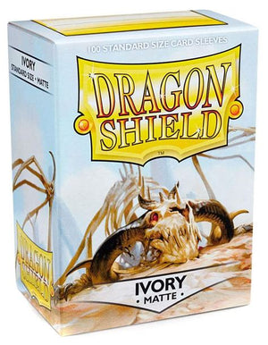 Dragon Shield Matte Sleeves 100ct - Ivory - Sweets and Geeks