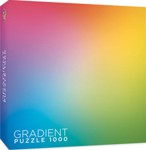 Rainbow Gradient - 1000 Piece Puzzle - Sweets and Geeks