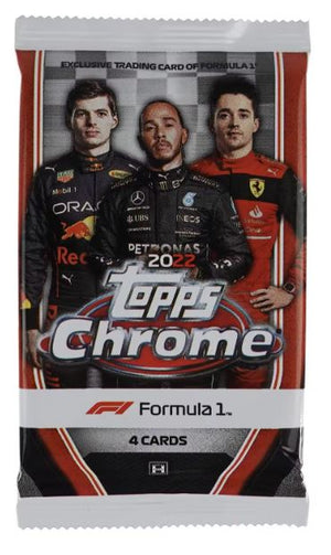 2022 Topps Formula 1 Racing Chrome Hobby Pack - Sweets and Geeks