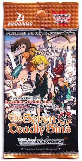 The Seven Deadly Sins Booster Pack - Sweets and Geeks