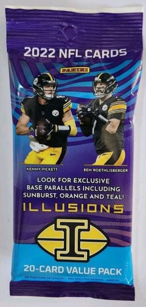 2022 Panini Illusions Football Jumbo Value Pack - Sweets and Geeks