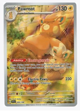 Pawmot (Illustration Rare) SV01: Scarlet & Violet Base Set # 209/198 - Sweets and Geeks