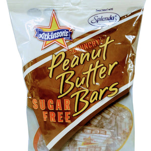 Atkinson Sugar Free Peg Bag Peanut Butter Bars 3.75oz - Sweets and Geeks