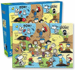 Peanuts Baseball 500pc Puzzle - Sweets and Geeks