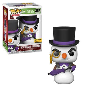 Funko Pop Heroes: DC Super Heroes - The Penguin Snowman Hot Topic Exclusive #367 - Sweets and Geeks