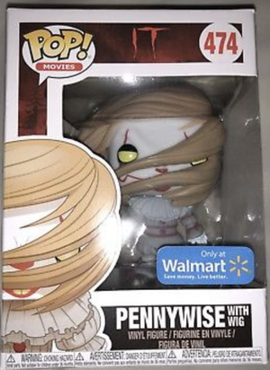 Funko Pop Movies: It - Pennywise with Wig Walmart Exclusive #474 - Sweets and Geeks