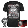 Funko Pop Tees: IT - Pennywise (With Teeth) (Black & White) And Pennywise Tee - Sweets and Geeks