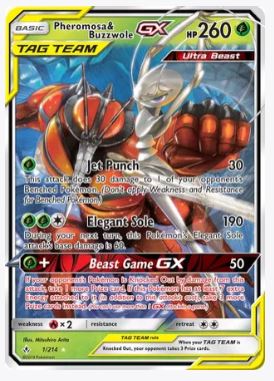 Pheromosa & Buzzwole GX SM - Unbroken Bonds # 1/214 - Sweets and Geeks