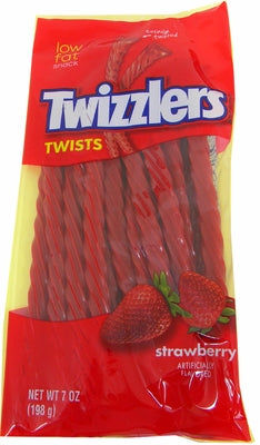 Twizzler Strawberry 7oz Peg Bag - Sweets and Geeks