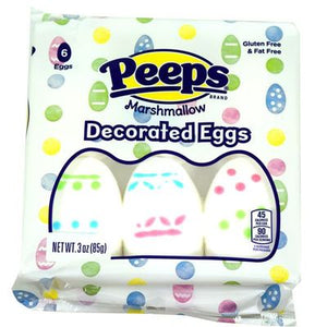 Peeps Decorated Eggs 6 Count - Sweets and Geeks
