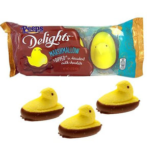 Peeps Delights Yellow Chocolate Dipped 3 Pack - Sweets and Geeks