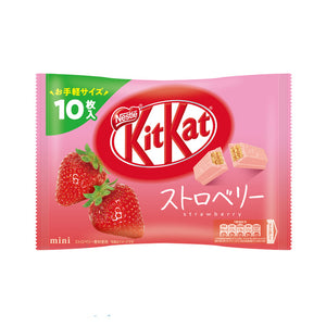 JAPAN KIT KAT Strawberry Chocolate wafer 10pc - Sweets and Geeks