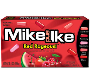Mike & Ike RED RAGEOUS THEATER BOX - Sweets and Geeks