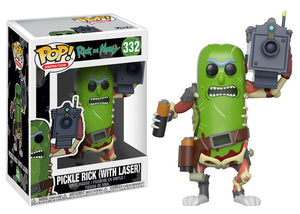 Funko Pop Animation: Rick and Morty - Pickle Rick (with Laser) #332 - Sweets and Geeks