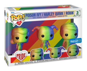 Funko POP! POP'S With Purpose: Poison Ivy, Harley Quinn, and Robin 3 Pack - Sweets and Geeks