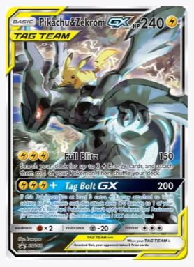 Pikachu & Zekrom - SM168 GX SM Promos # SM168 - Sweets and Geeks