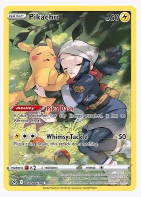 Pikachu SWSH11: Lost Origin Trainer Gallery	# TG05/TG30 - Sweets and Geeks