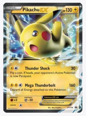 Pikachu EX - XY174 XY Promos # XY174 - Sweets and Geeks