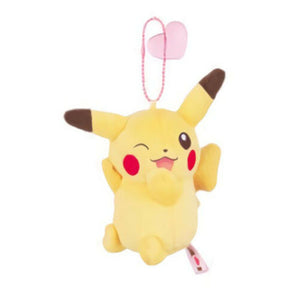 Pikachu Winking BANPRESTO I Love Pikachu Japanese 4'' Plush 47433 - Sweets and Geeks