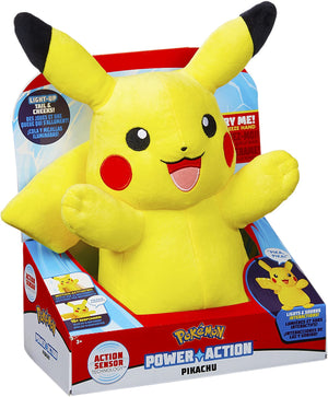 Pokemon Power Action Pikachu Plush Toy - Sweets and Geeks