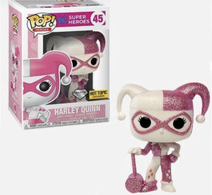 Funko POP! Heroes: DC Super Heroes - Harley Quinn (Diamond Collection) (Hot Topic Exclusive) #45 - Sweets and Geeks