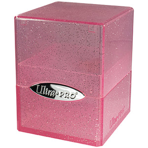 Ultra Pro Satin Cube Glitter Pink - Sweets and Geeks