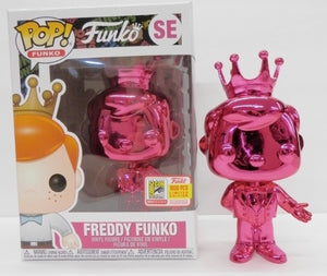 Funko Pop!: Funko - Freddy Funko Pink Chrome [SDCC 2018 Exclusive 1000 pcs LE] #SE - Sweets and Geeks