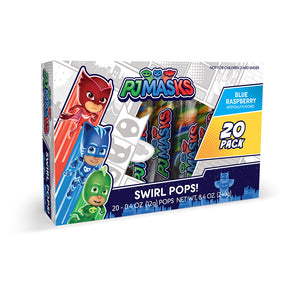 PJ Masks Swirl Pops 20 Count Box - Sweets and Geeks