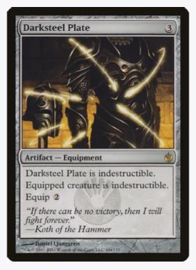 Darksteel Plate - Mirrodin Besieged - #104/155 - Sweets and Geeks