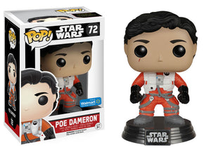 Funko Pop: Star Wars - Poe Dameron (No Helmet) Walmart Exclusive #72 - Sweets and Geeks