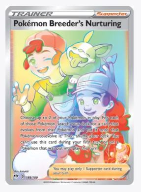 Pokemon Breeder's Nurturing (Secret) SWSH03: Darkness Ablaze # 195/189 - Sweets and Geeks