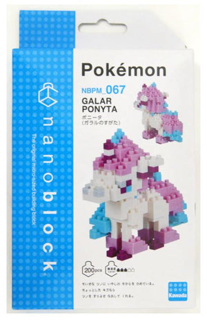 Kawada Nanoblock Pokemon GALAR PONYTA - Sweets and Geeks