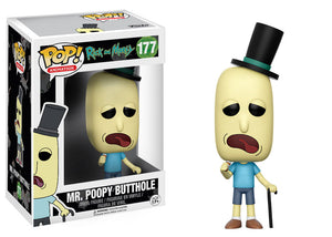 Funko Pop! Animation: Rick and Morty - Mr. Poopy Butthole #177 - Sweets and Geeks