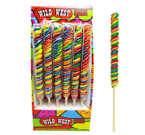 Wild West Unicorn Twisty Lollipops 2.5 oz - Sweets and Geeks