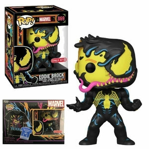 Funko Pop! Tees: Eddie Brock - Pop! & Tee Box Set (Blacklight) (2XL) - Sweets and Geeks