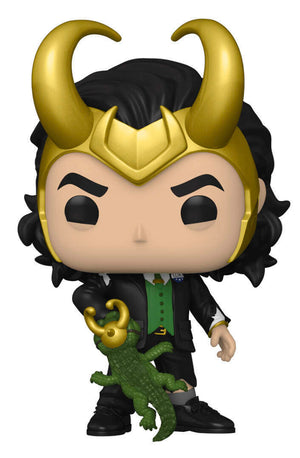 (Damaged Box) Funko Pop Marvel Studios: Loki - President Loki (2022 Winter Convention) #1066 - Sweets and Geeks