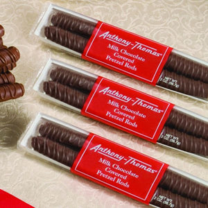 Chocolate Covered Pretzel Rods - Sweets and Geeks