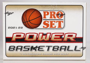2021/22 Pro Set Power Basketball Hobby Box - Sweets and Geeks