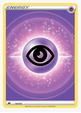 Psychic Energy (Texture Full Art) Crown Zenith # 156/159 - Sweets and Geeks