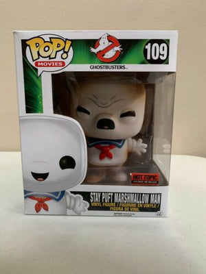 Funko Pop Movies: Ghostbusters - Stay Puft Marshmallow Man (Toasted) (Hot Topic Pre-Release) #109 - Sweets and Geeks