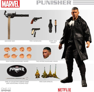 Mezco MAR188817 Toys One: 12 Collective: Marvel Netflix Punisher Action Figure - Sweets and Geeks