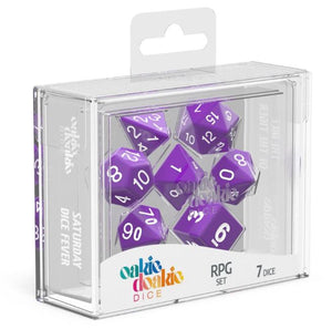 Oakie Doakie Dice RPG Set Solid (7) - Sweets and Geeks