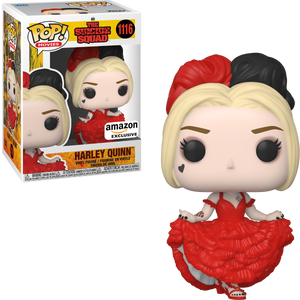 Funko Pop! Movies: Suicide Squad - Harley Quinn in Dress (Amazon Exclusive) #1116 - Sweets and Geeks