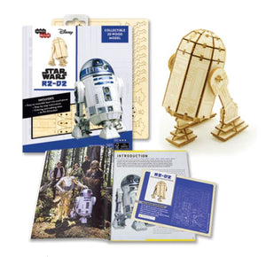 A-zone 3D Wood Models Star Wars R2-D2 (From Japan) - Sweets and Geeks