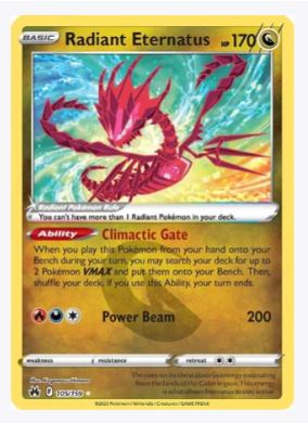 Radiant Eternatus Crown Zenith # 105/159 - Sweets and Geeks