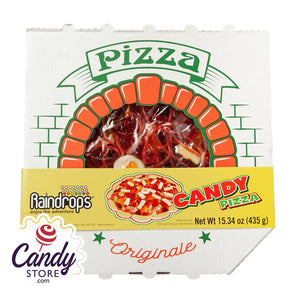 RAINDROPS GUMMY PIZZA LARGE  IN DISPLAY - Sweets and Geeks