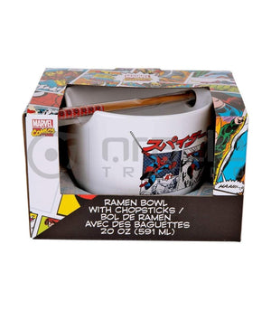 Spiderman Ramen Bowl & Chopsticks - Sweets and Geeks